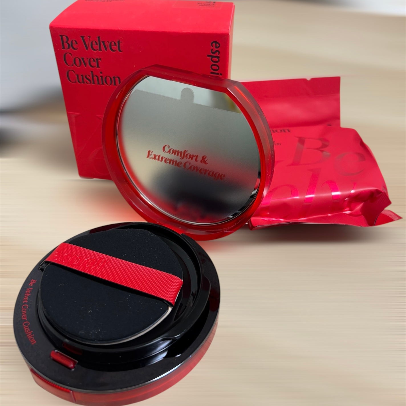 ビーベルベットカバークッション/espoir/クッションファンデーションを使ったクチコミ(2枚目)