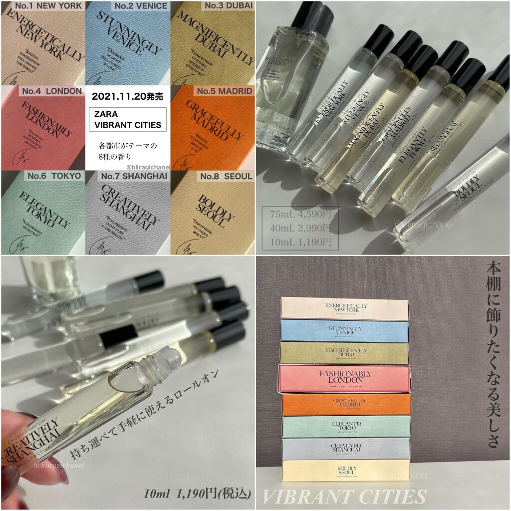 ZARA×joloves VIBRANT CITIESコレクション/ZARA/香水(レディース)を使ったクチコミ(2枚目)