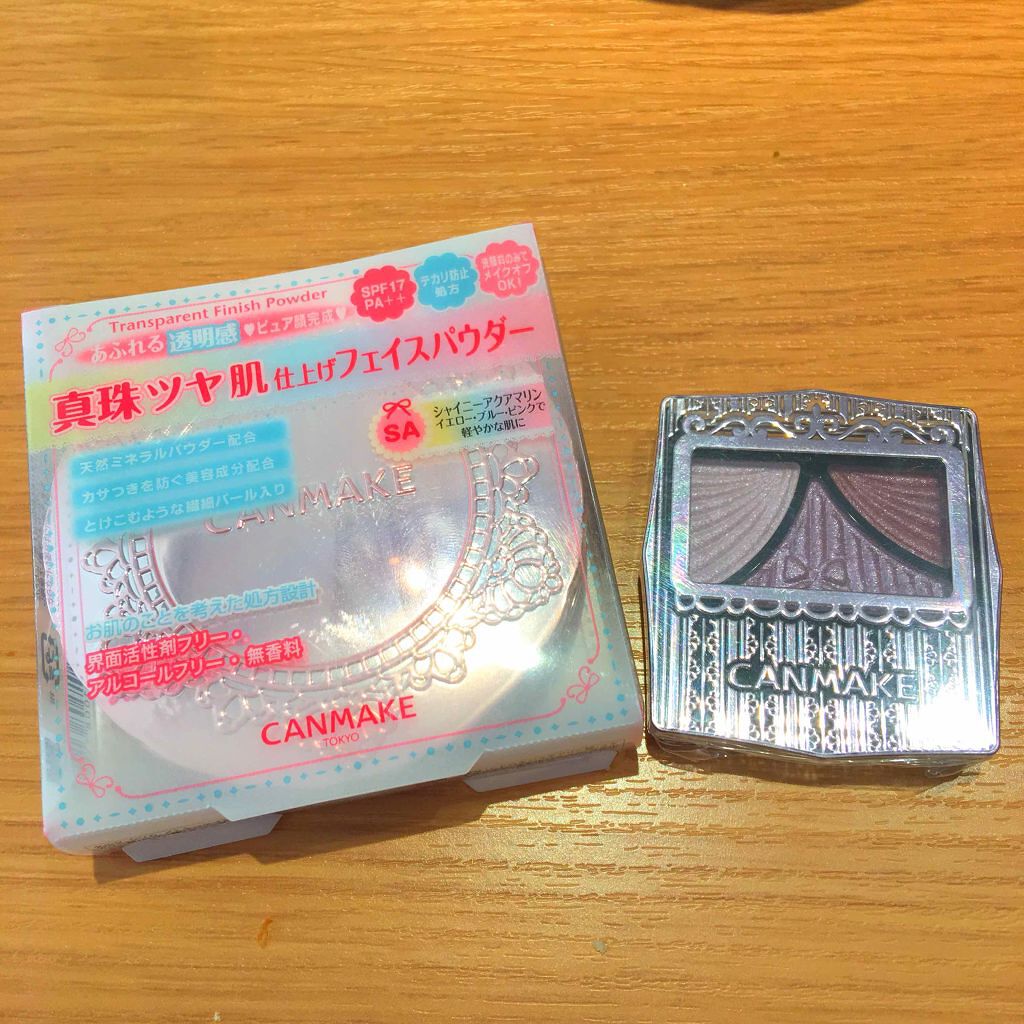 トランスペアレントフィニッシュパウダー/キャンメイク/プレストパウダーを使ったクチコミ（1枚目）