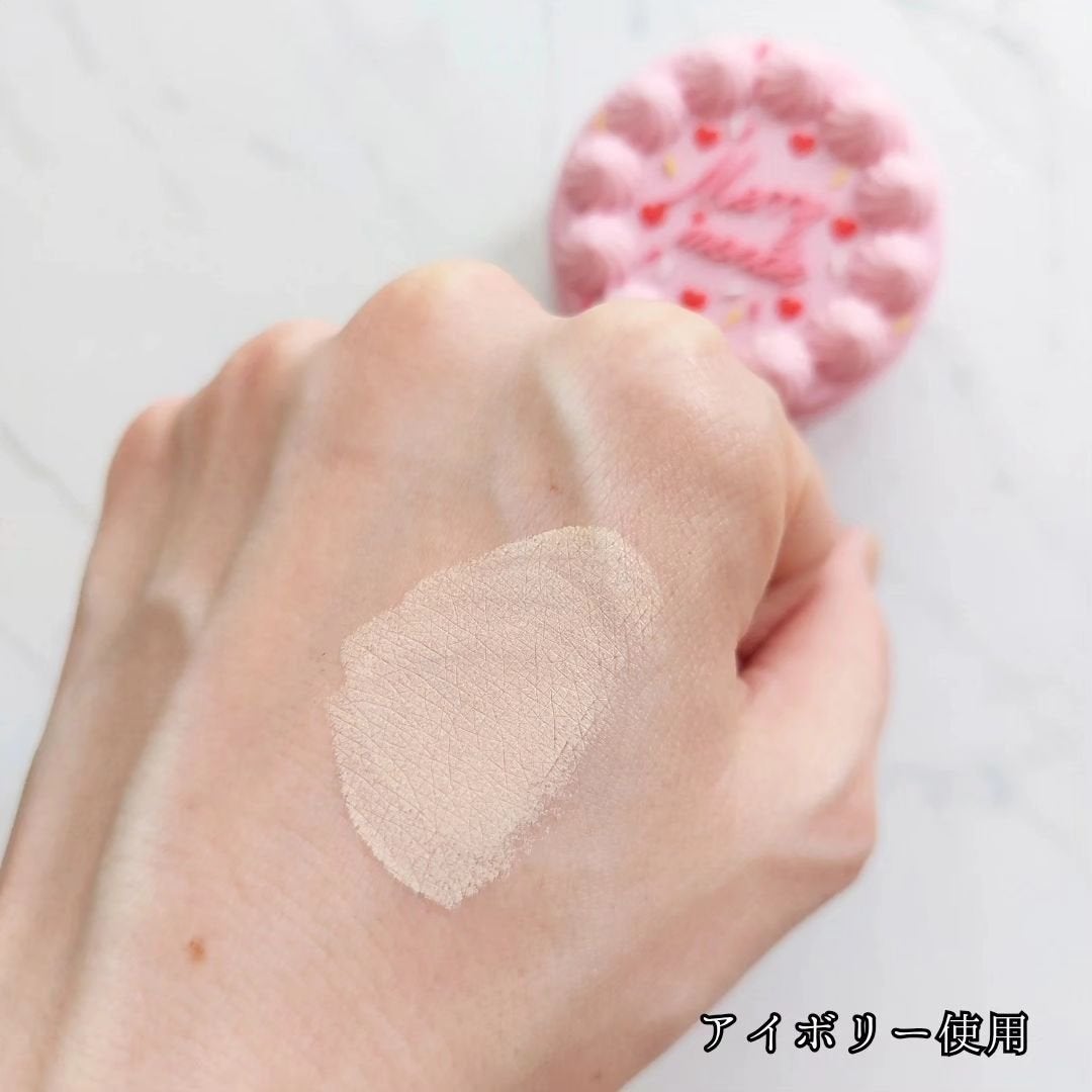 ハッピーユアデイクッション/Merrymonde/クッションファンデーションを使ったクチコミ(3枚目)