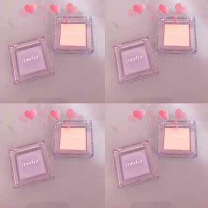 ブライトアップアイシャドウ/media/単色アイシャドウを使ったクチコミ(1枚目)