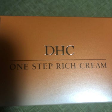 ワンステップリッチクリーム/DHC/オールインワン化粧品を使ったクチコミ（1枚目）