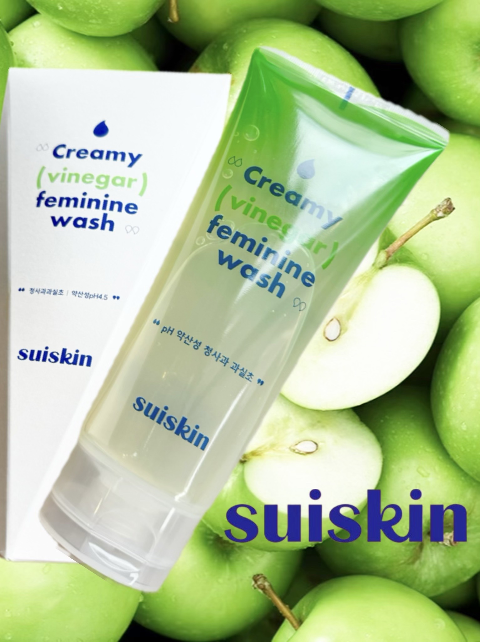 クリーミービネガーフェミニンウォッシュ/suiskin/ボディソープを使ったクチコミ（1枚目）