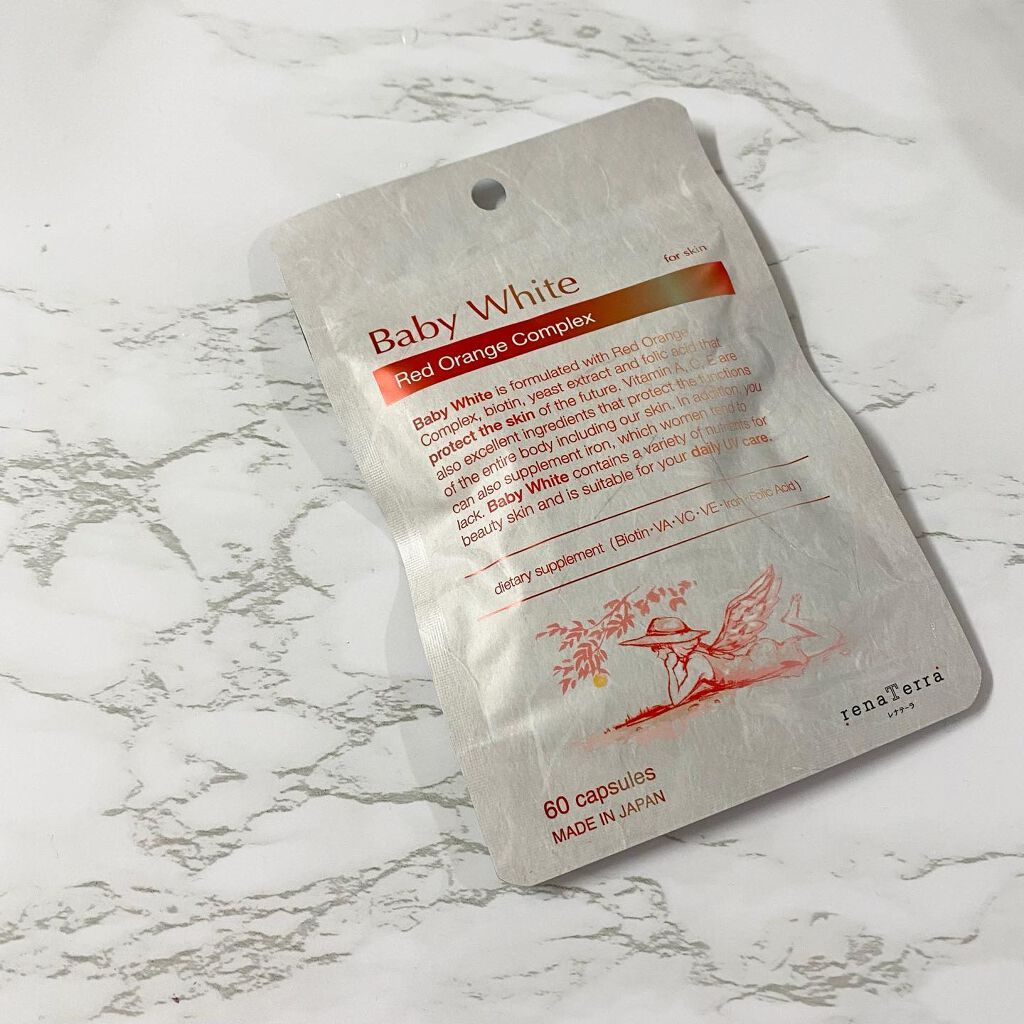 Baby White 60粒/renaTerra/美容サプリメントを使ったクチコミ（1枚目）