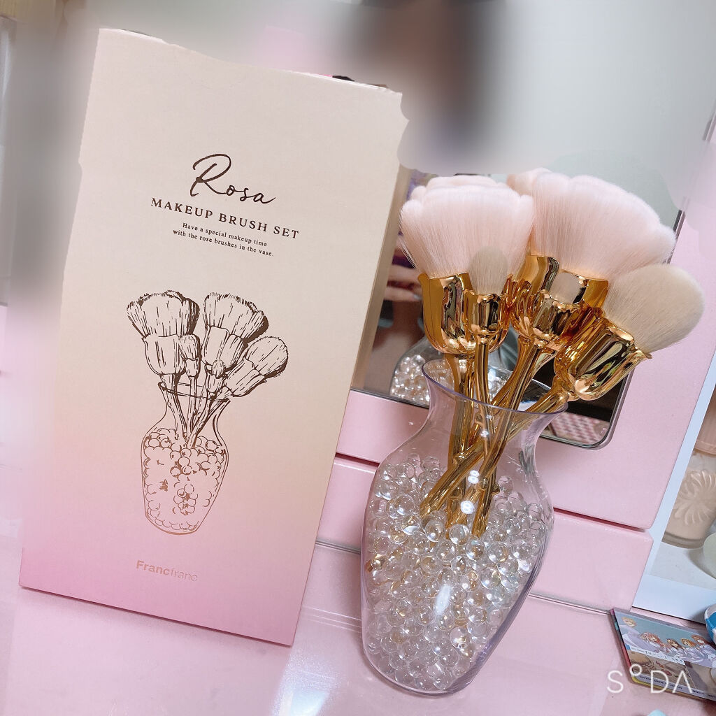 ロッサ メイクアップブラシセット	/フランフラン/メイクブラシを使ったクチコミ（1枚目）