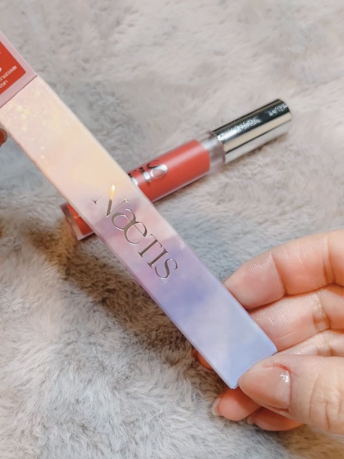フェアリーコアステイブラーベルベットティント/NaeTIS/リップティントを使ったクチコミ（2枚目）