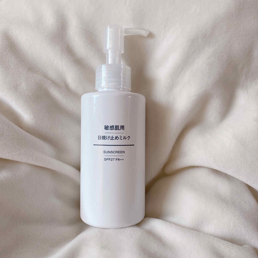 敏感肌用 日焼け止めミルク SPF27・PA++/無印良品/日焼け止めミルクを使ったクチコミ(2枚目)
