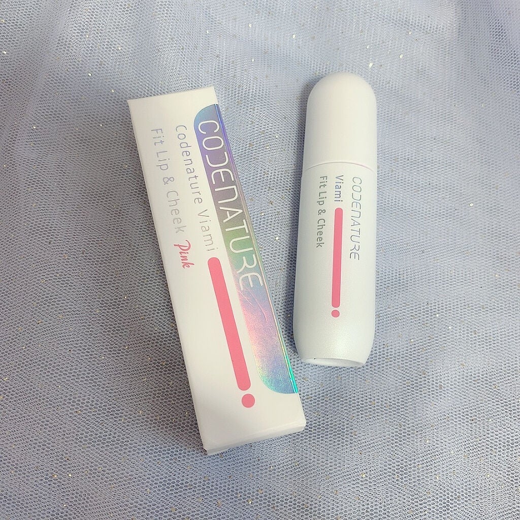 ビアミフィットリップ&チーク/CODENATURE/リップグロスを使ったクチコミ(4枚目)