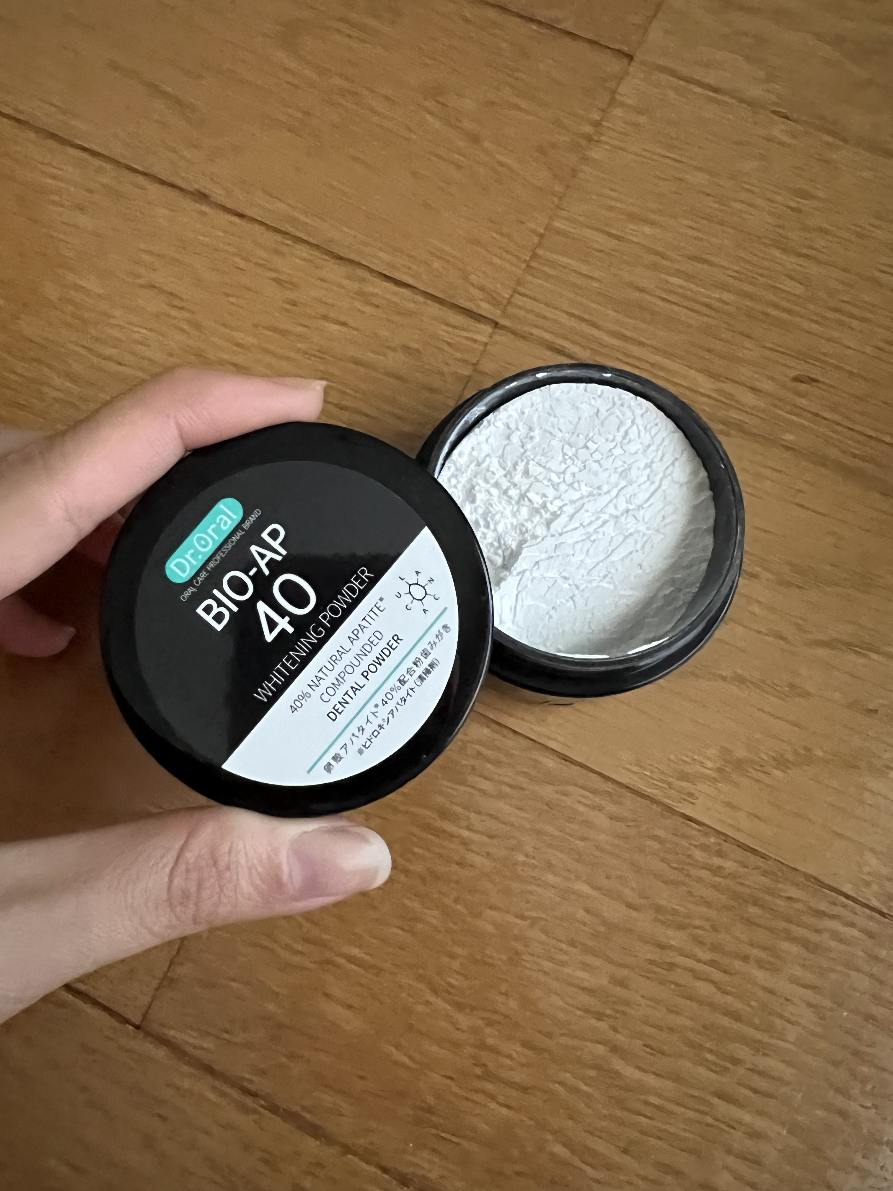 ホワイトニングパウダー ミント/Dr.Oral/歯磨き粉を使ったクチコミ（1枚目）