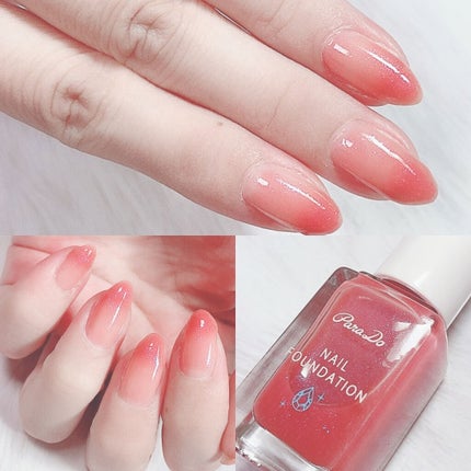 ネイルファンデーション/パラドゥ/マニキュアを使ったクチコミ(2枚目)