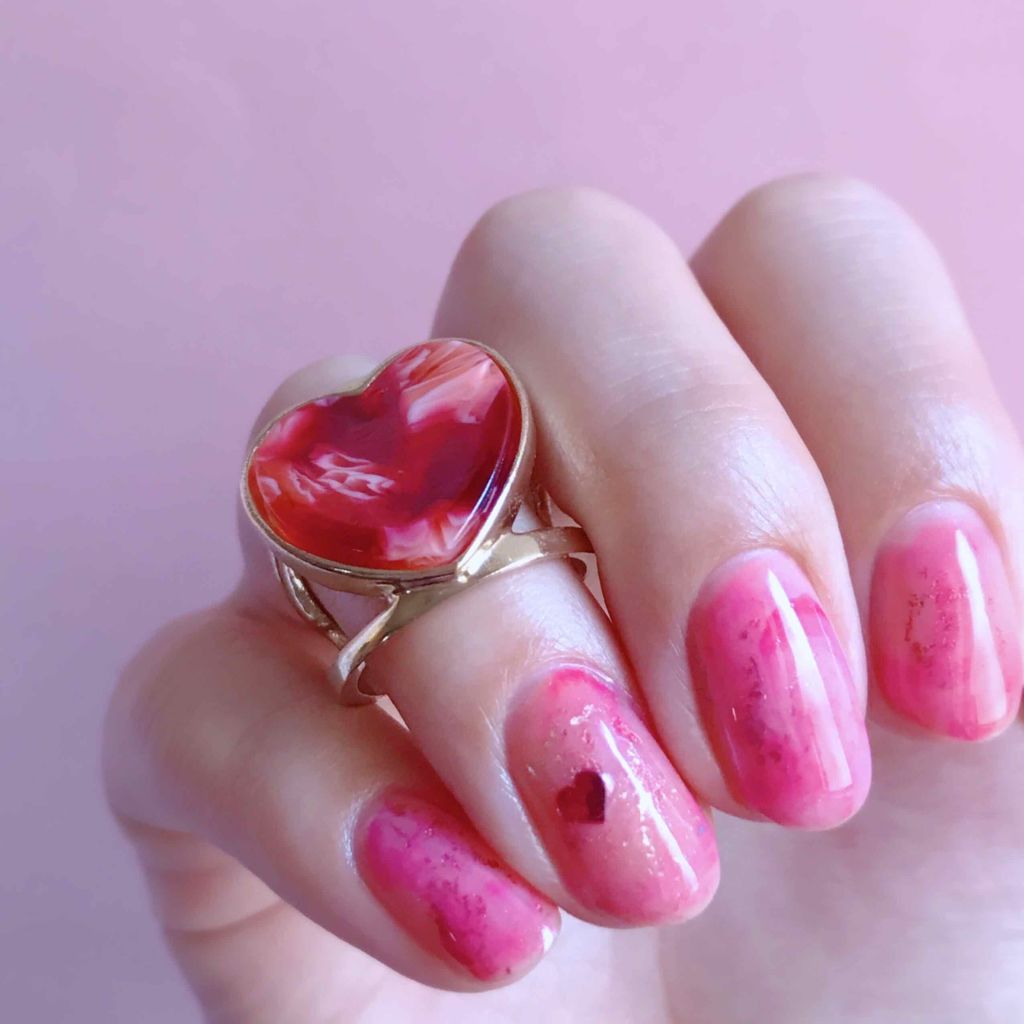 ジェルネイル レッド/ジェルミーワン/ジェルネイルを使ったクチコミ（3枚目）