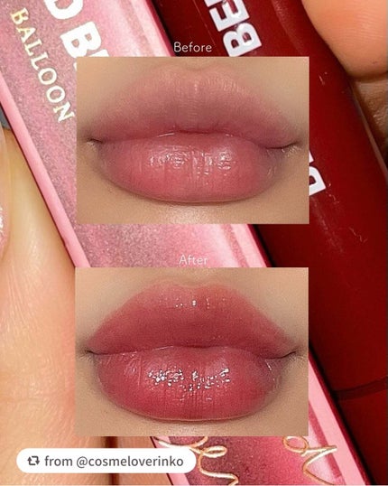 ブレンドベリー リップバルーン/BLEND BERRY/口紅を使ったクチコミ(4枚目)