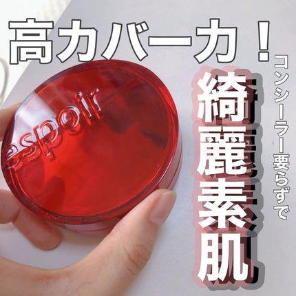 プロテーラービーベルベットカバークッション/espoir/クッションファンデーションを使ったクチコミ(1枚目)