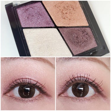 UR GLAM　VELVET EYE COLOR PALETTE/U R GLAM/パウダーアイシャドウを使ったクチコミ（3枚目）