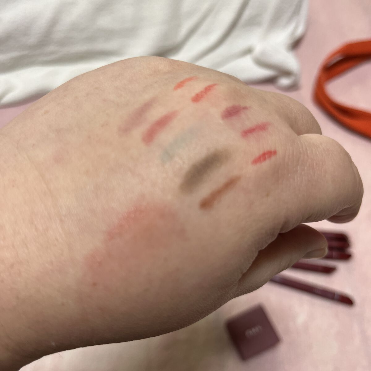 江戸茜 トランスルーセントグロス/RMK/口紅を使ったクチコミ（3枚目）