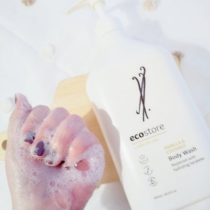 ボディウォッシュ <バニラ&ココナッツ>/ecostore/ボディソープを使ったクチコミ(4枚目)