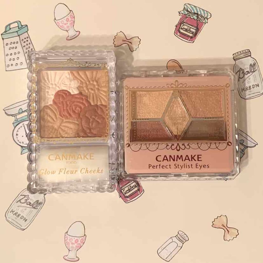 グロウフルールチークス/キャンメイク/パウダーチークを使ったクチコミ(1枚目)