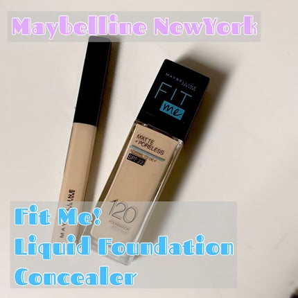 フィットミー リキッドファンデーション R/MAYBELLINE NEW YORK/リキッドファンデーションを使ったクチコミ(1枚目)