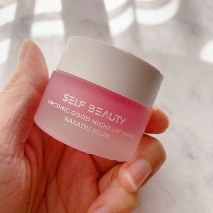 ユニコーングッドナイトリップマスク カカドゥプラム/SELF BEAUTY/リップマスクを使ったクチコミ(2枚目)