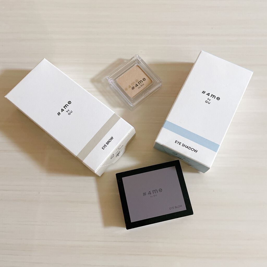 アイブロウパウダー/#4me by GU/パウダーアイブロウを使ったクチコミ（2枚目）