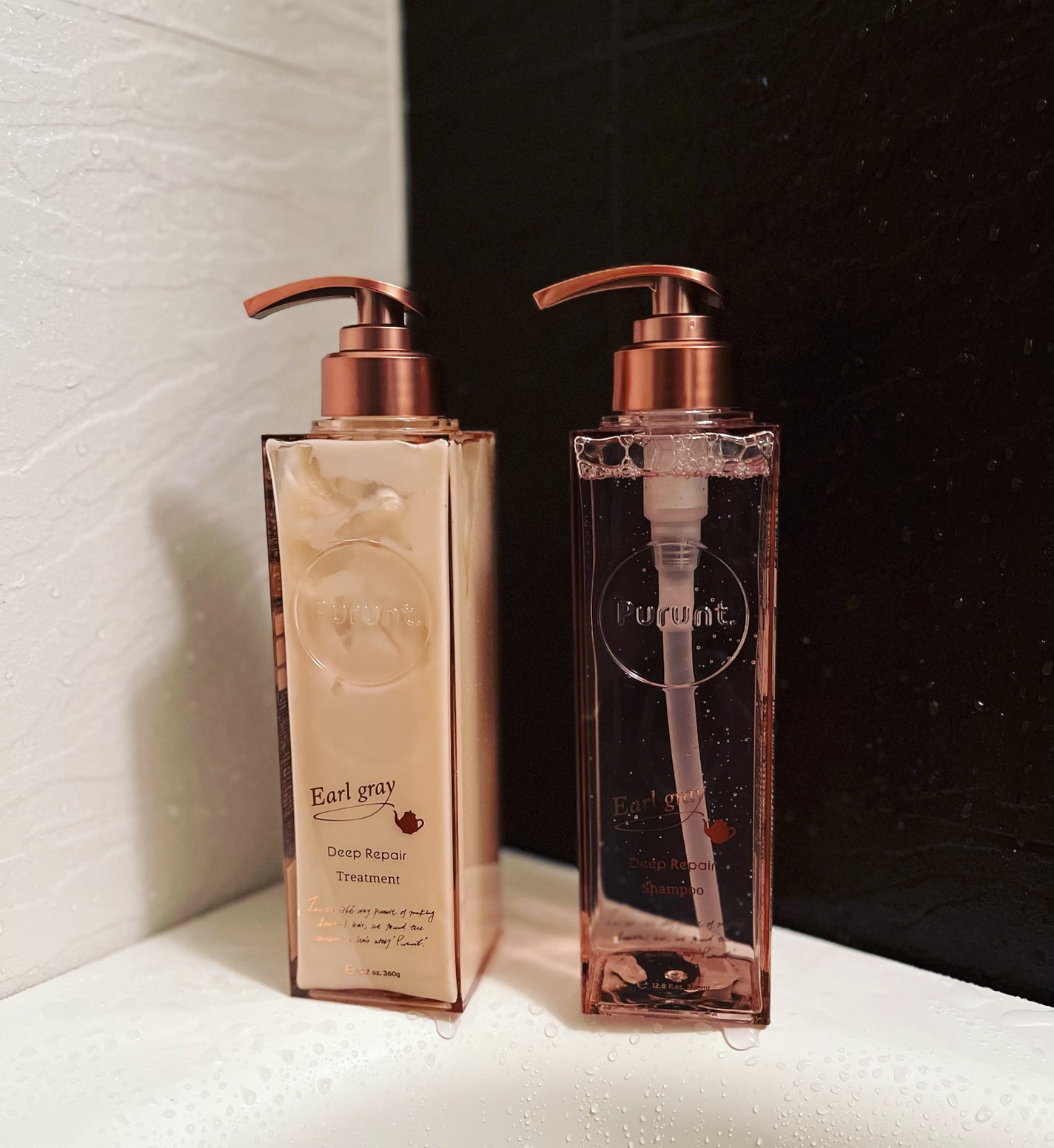 プルント ディープリペアペアセット アールグレイ N/Purunt./市販シャンプーを使ったクチコミ(1枚目)