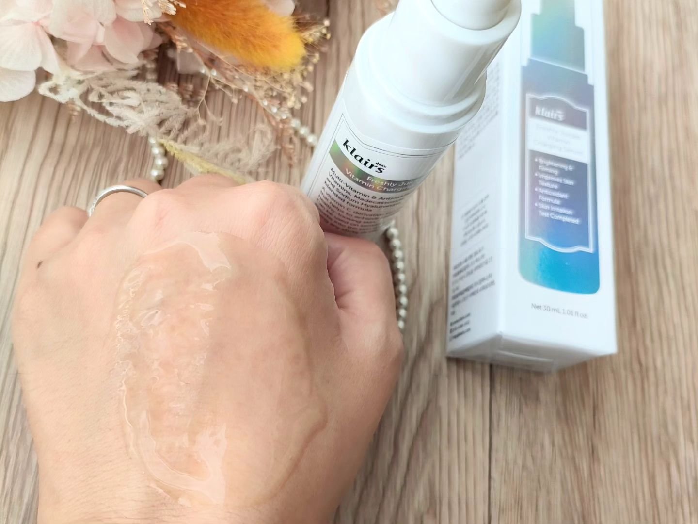 フレッシュリージュースドビタミンチャージングセラム(30ml)/Klairs/美容液を使ったクチコミ（3枚目）