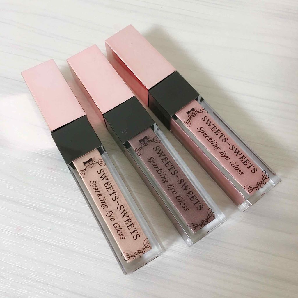 スパークリングアイグロス/スウィーツ スウィーツ/リキッドアイシャドウを使ったクチコミ(1枚目)