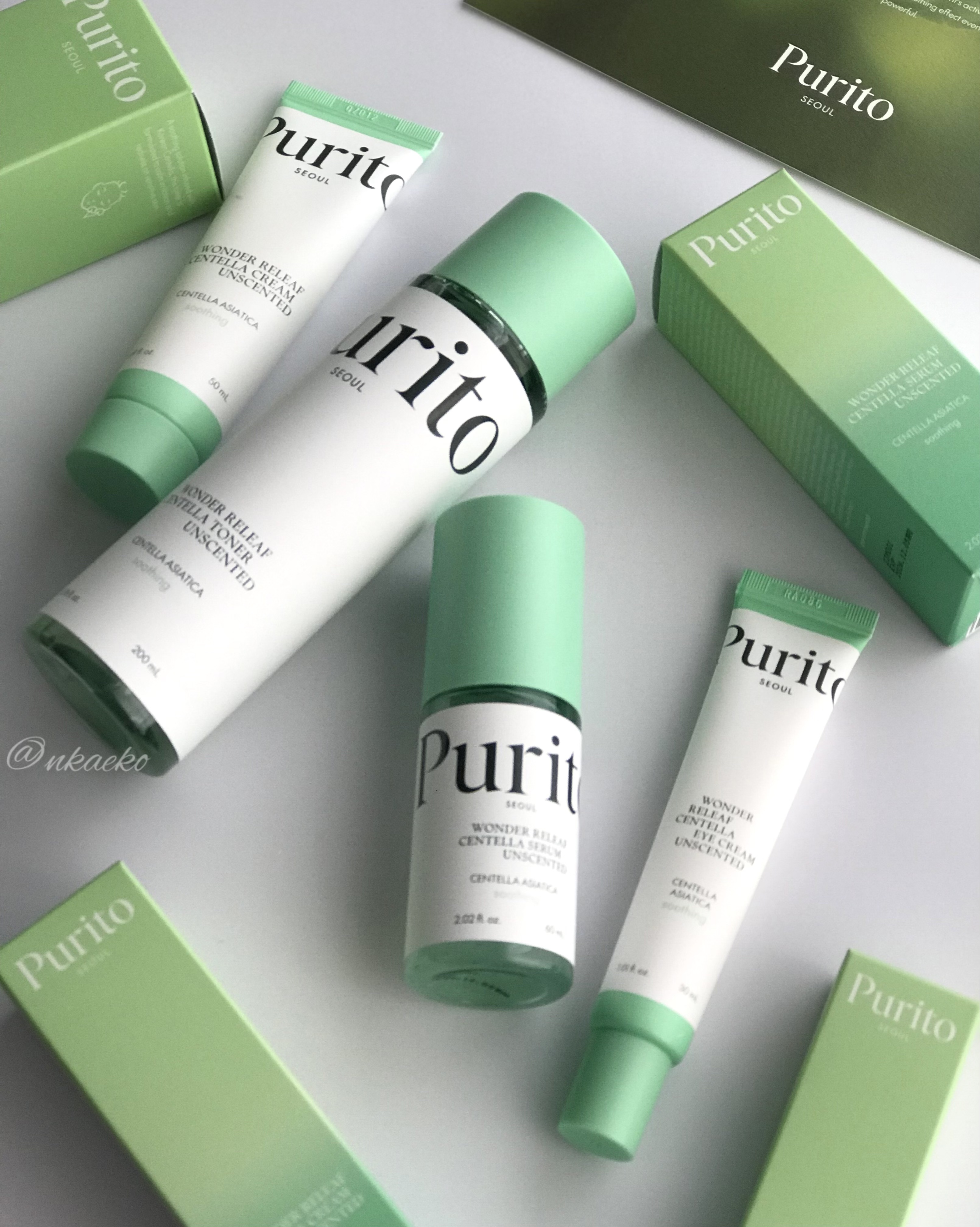 ワンダーリリーフ センテラ トナー アンセンティド/Purito Seoul/化粧水を使ったクチコミ（1枚目）