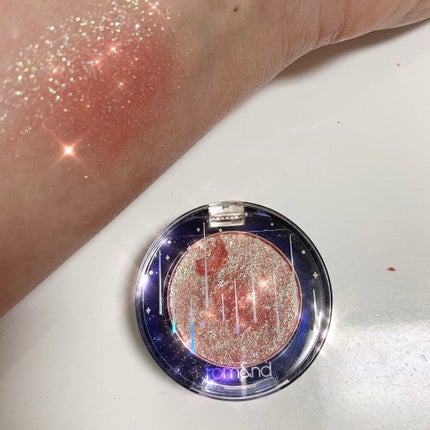 グリッター シャドウ カラー/rom&nd/グリッターを使ったクチコミ(1枚目)