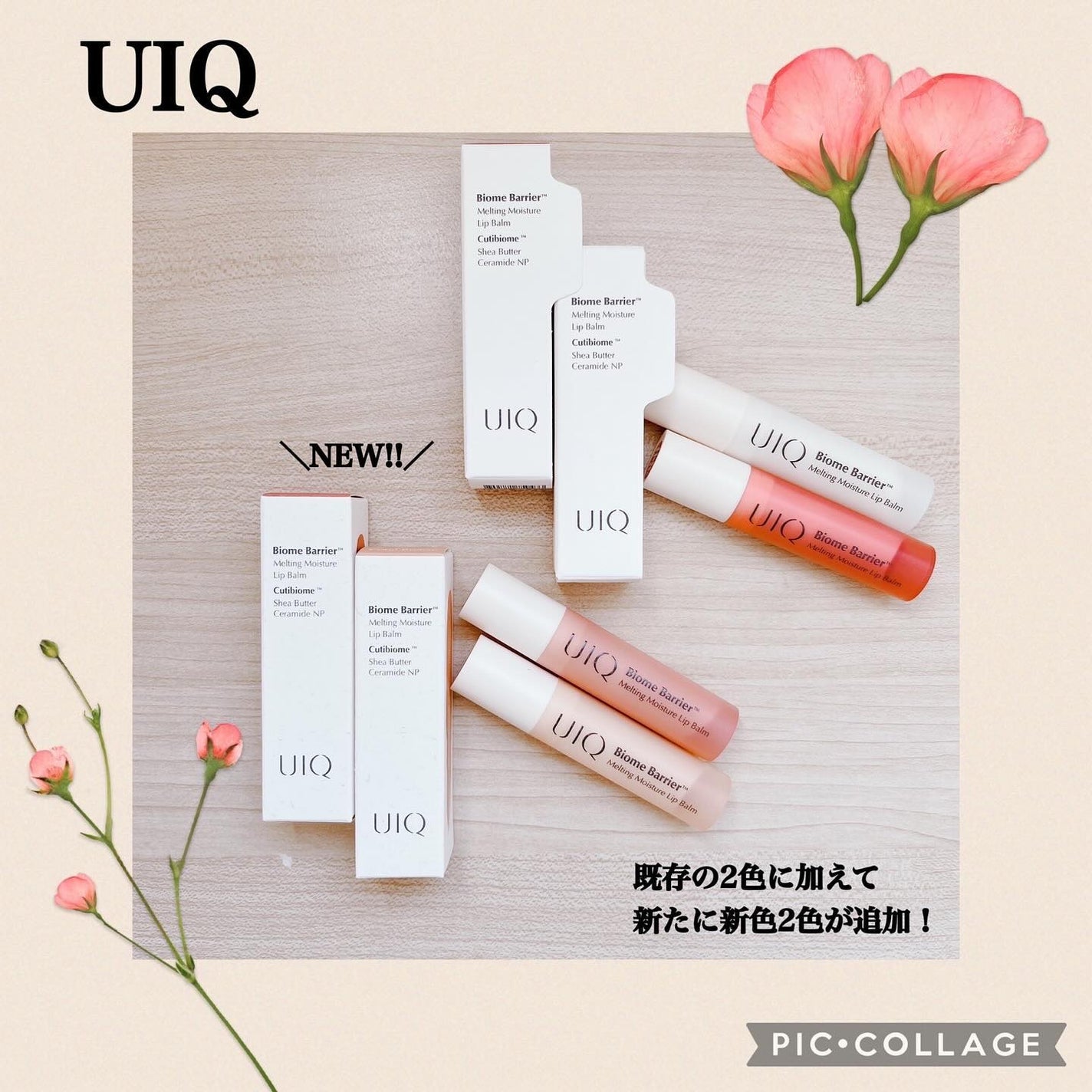 バイオームバリアメルティングモイスチャーリップバーム/UIQ/リップバームを使ったクチコミ(1枚目)