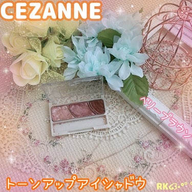 トーンアップアイシャドウ/CEZANNE/アイシャドウパレットを使ったクチコミ（1枚目）