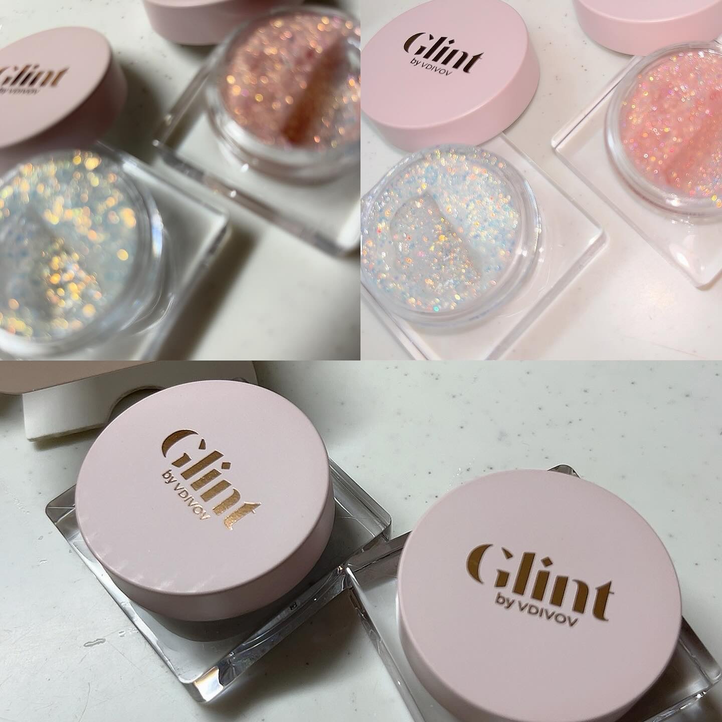 グリッタージェル  Gleamy Milk/Glint/グリッターを使ったクチコミ（1枚目）