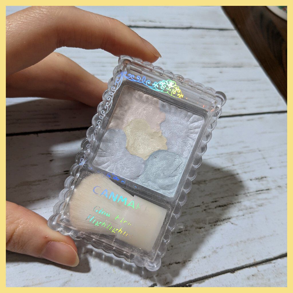 グロウフルールハイライター/キャンメイク/パウダーハイライトを使ったクチコミ（1枚目）