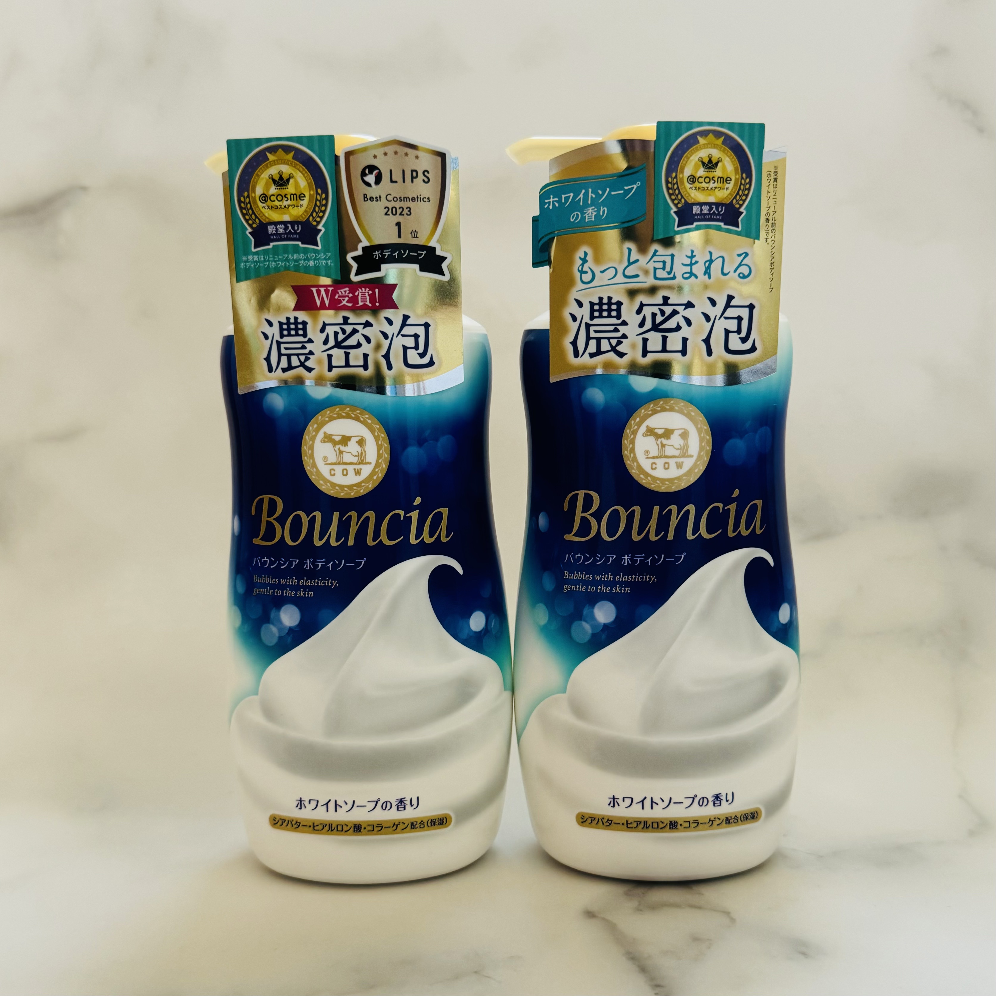 バウンシア ボディソープ ホワイトソープの香り ポンプ付480ml/Bouncia/ボディソープを使ったクチコミ（1枚目）