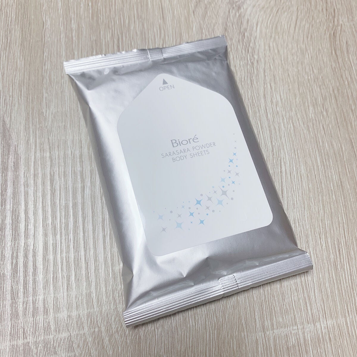 ビオレさらさらパウダーシート 薬用デオドラント 無香料 /ビオレ/ボディシートを使ったクチコミ(5枚目)