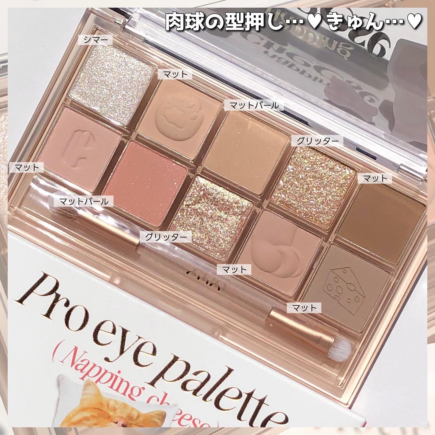 プロ アイ パレット/CLIO/アイシャドウパレットを使ったクチコミ（3枚目）