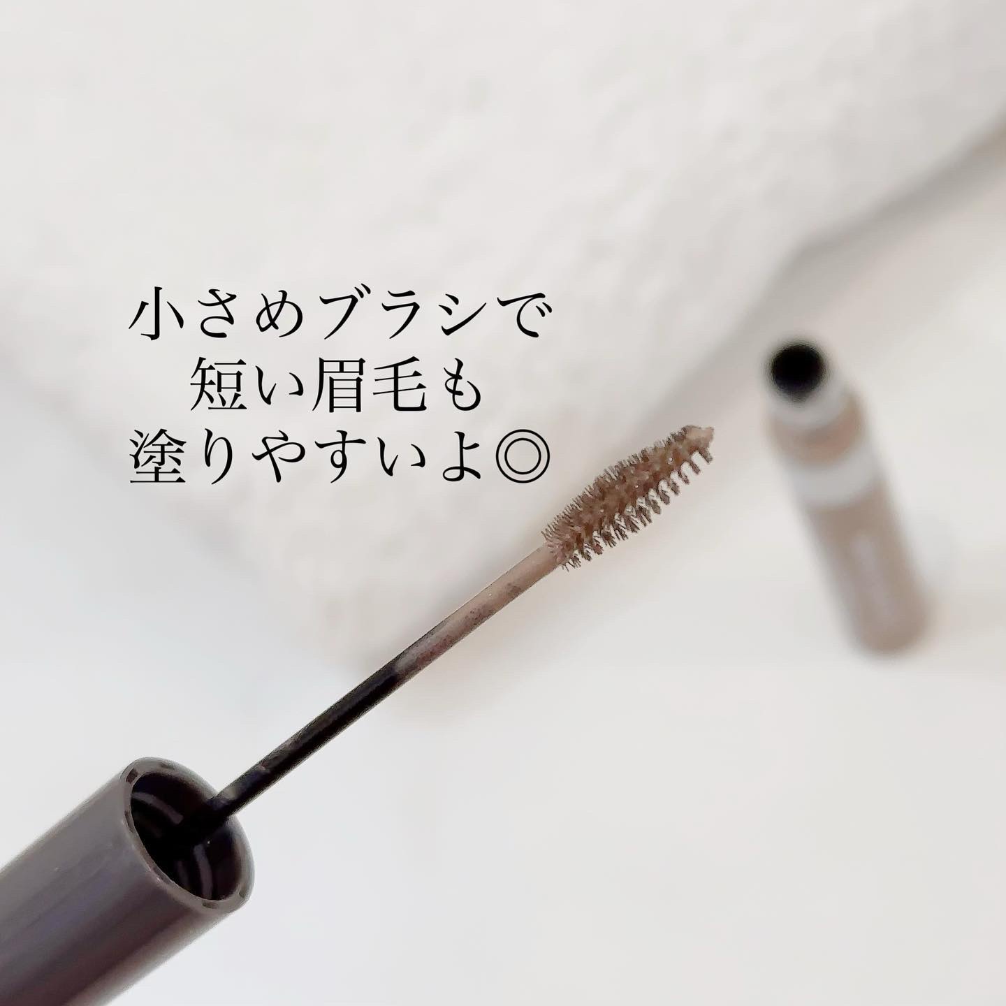 ブロウラッシュEX スタイリングアイブロウマスカラ  アッシュグレー/ブロウラッシュ/眉マスカラを使ったクチコミ（2枚目）