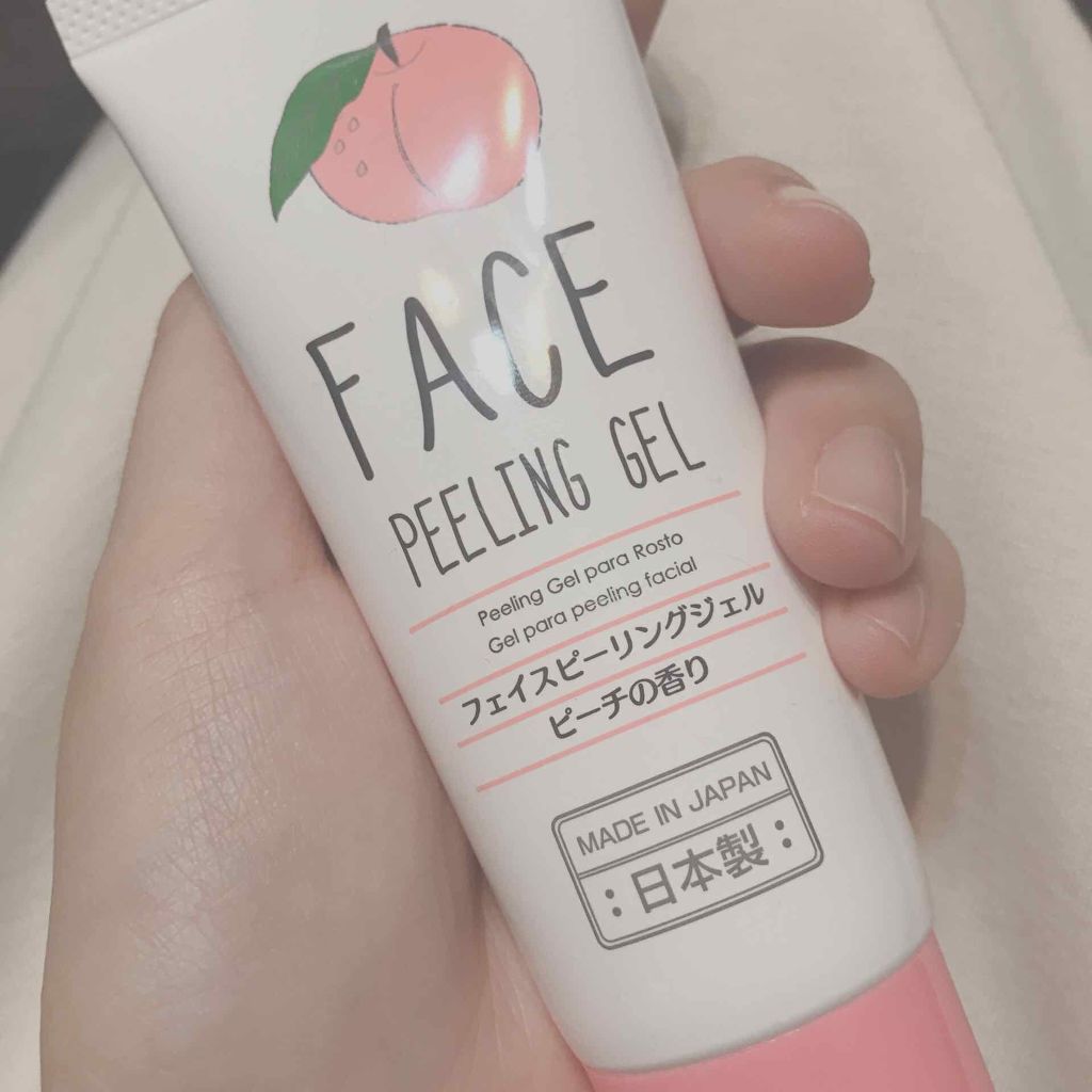 フェイスピーリングジェル ピーチの香り/DAISO/ピーリングを使ったクチコミ（1枚目）