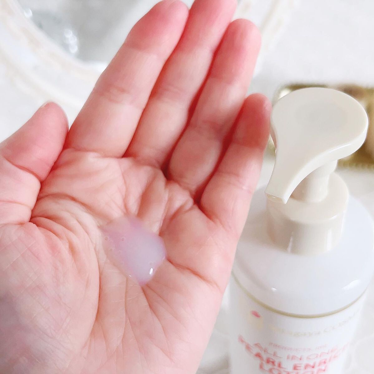 パールエンリッチローション/世田谷コスメ/ボディローションを使ったクチコミ（3枚目）