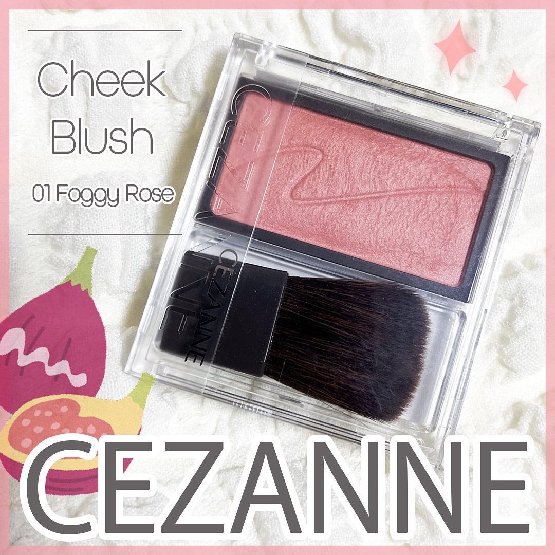 チークブラッシュ/CEZANNE/パウダーチークを使ったクチコミ(1枚目)