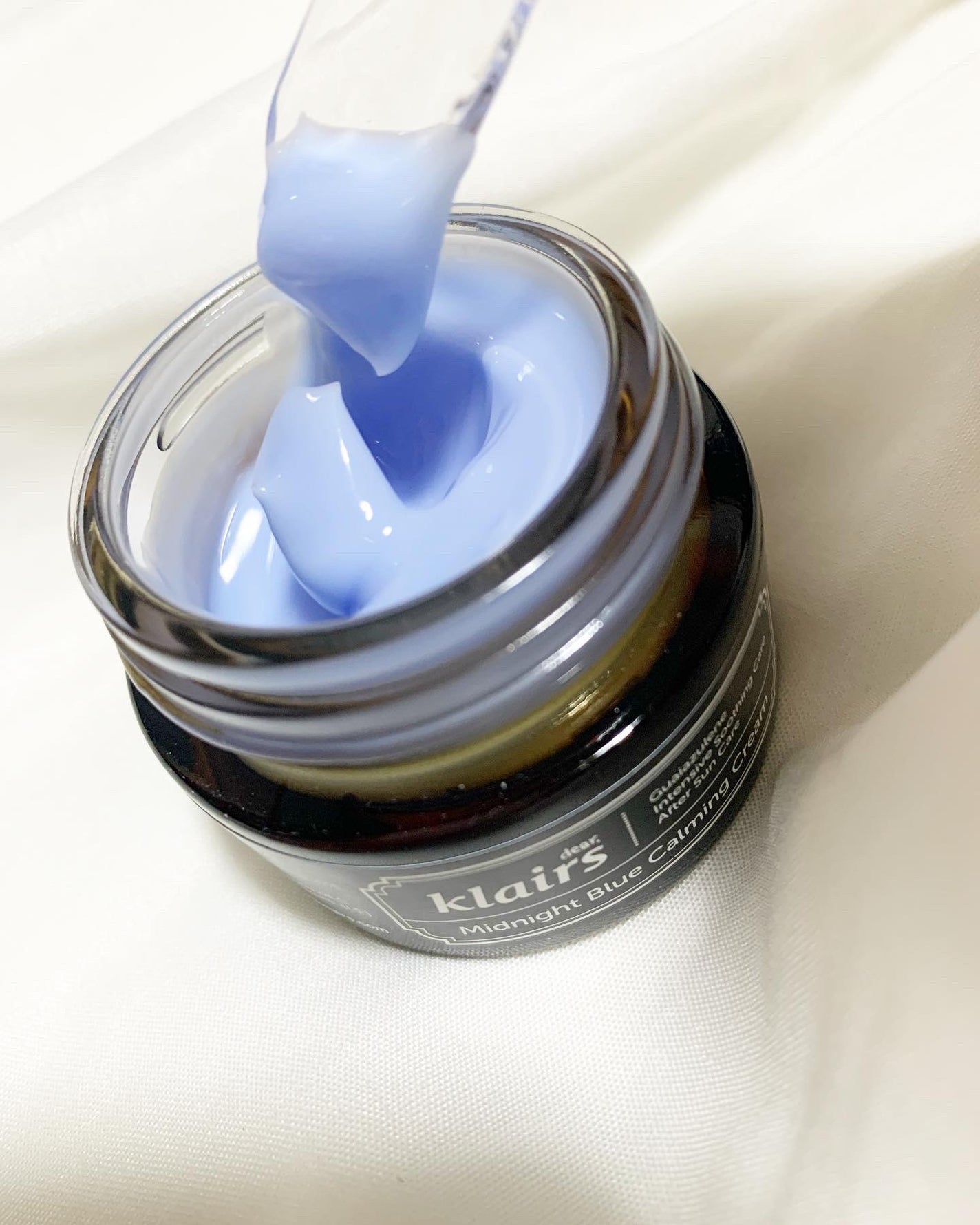 ミッドナイトブルーカーミングクリーム/Klairs/フェイスクリームを使ったクチコミ(3枚目)