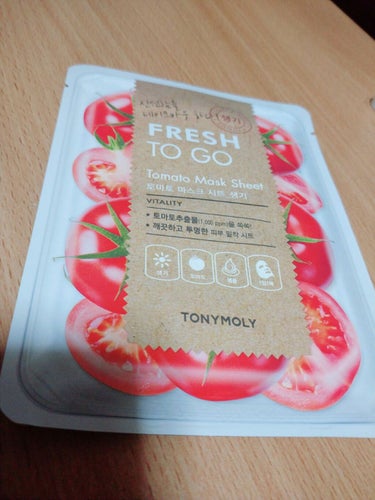 Fresh To Go Mask Sheet tomato/TONYMOLY/シートマスク・パックを使ったクチコミ（1枚目）