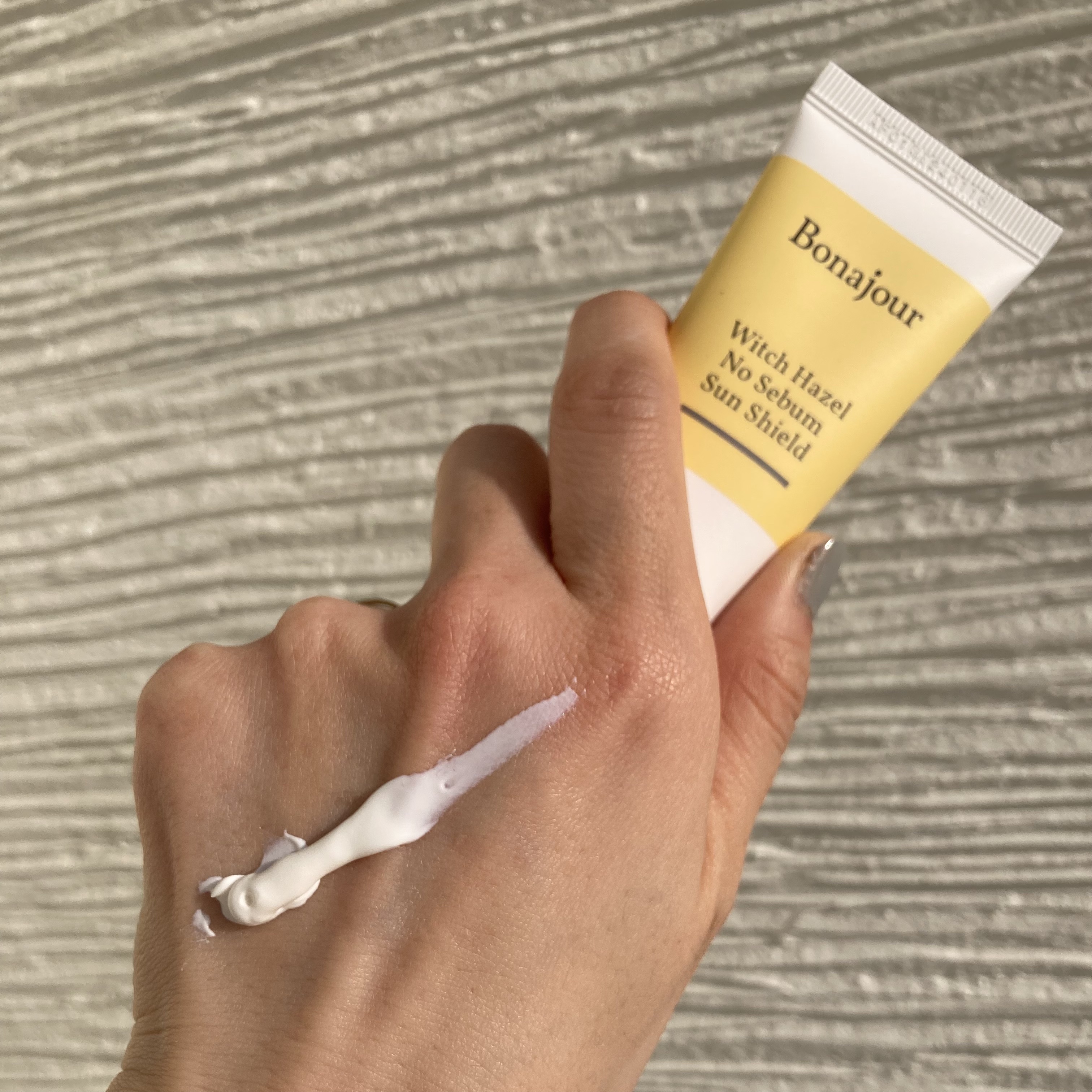 ウィッチハーゼル ノーセバムサンクリーム/Bonajour/日焼け止めクリームを使ったクチコミ（1枚目）