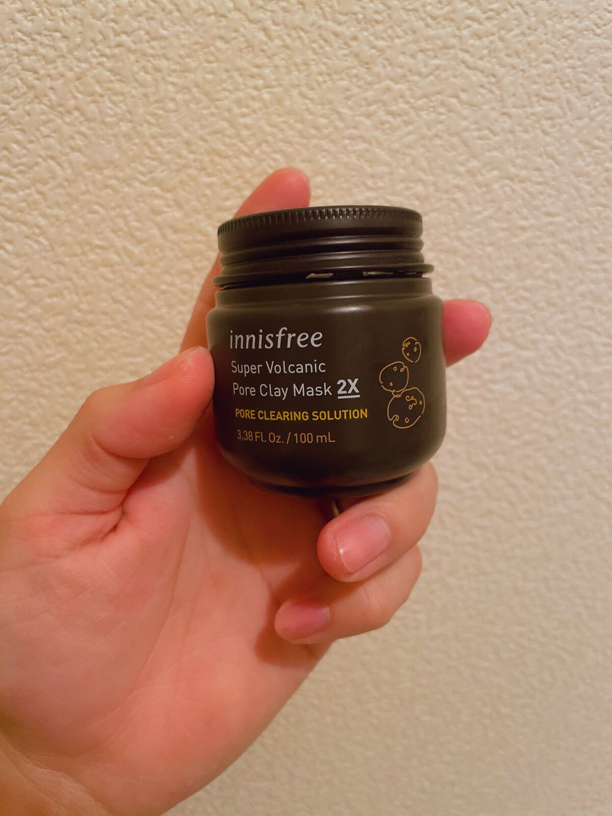 スーパーヴォルカニック　ポア　クレイマスク/innisfree/洗い流すパック・マスクを使ったクチコミ（1枚目）