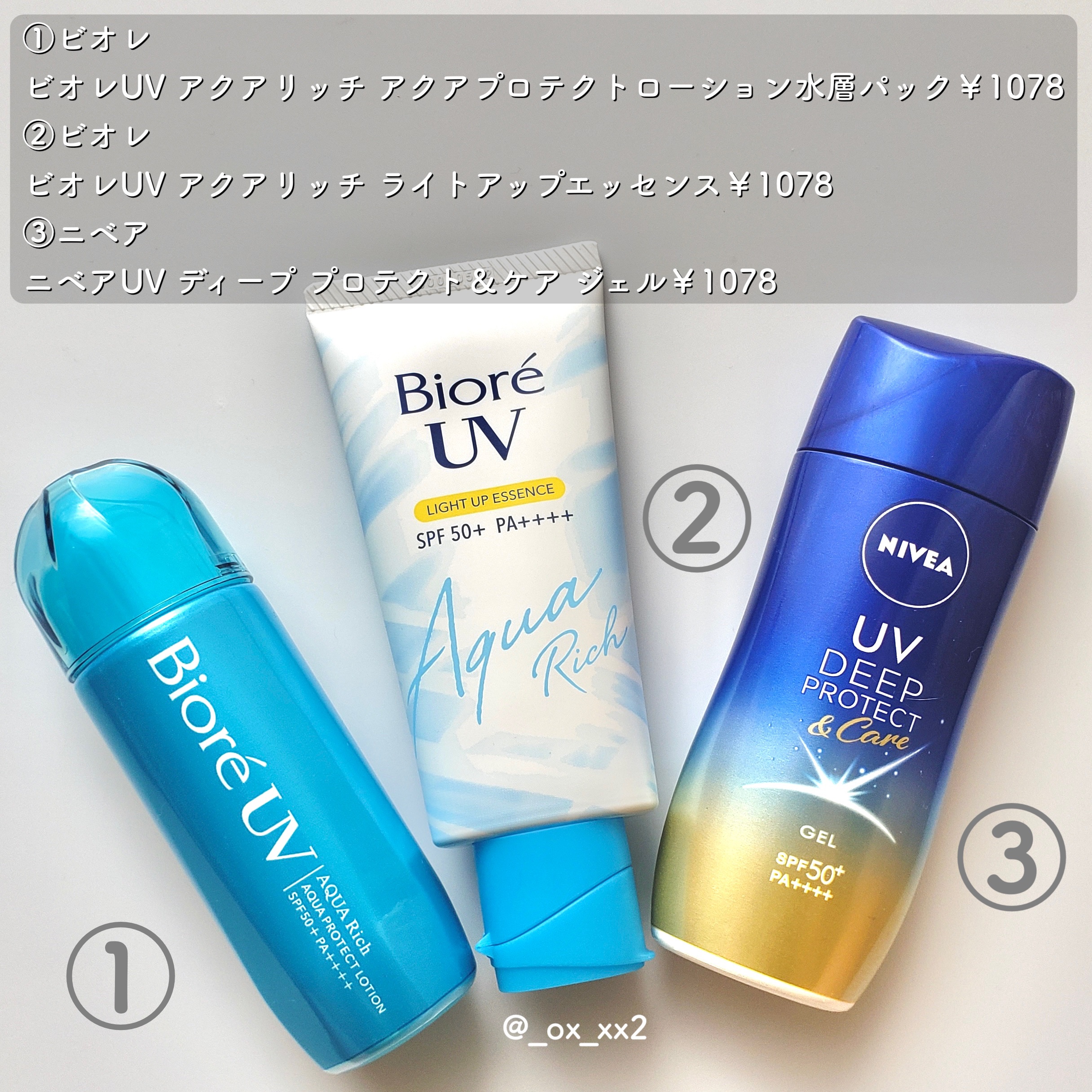 ニベアUV ディープ プロテクト＆ケア ジェル/ニベア/日焼け止めジェルを使ったクチコミ（2枚目）