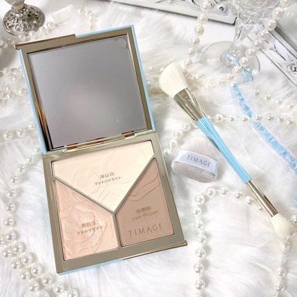 ハイライトシェーディングパレット/TIMAGE/パウダーハイライトを使ったクチコミ(1枚目)