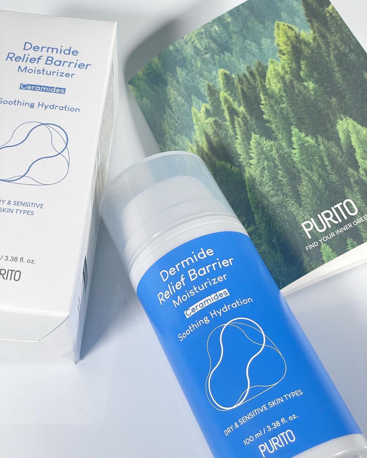 ダーマイドリリーフバリアモイスチャライザー/PURITO/フェイスクリームを使ったクチコミ（1枚目）