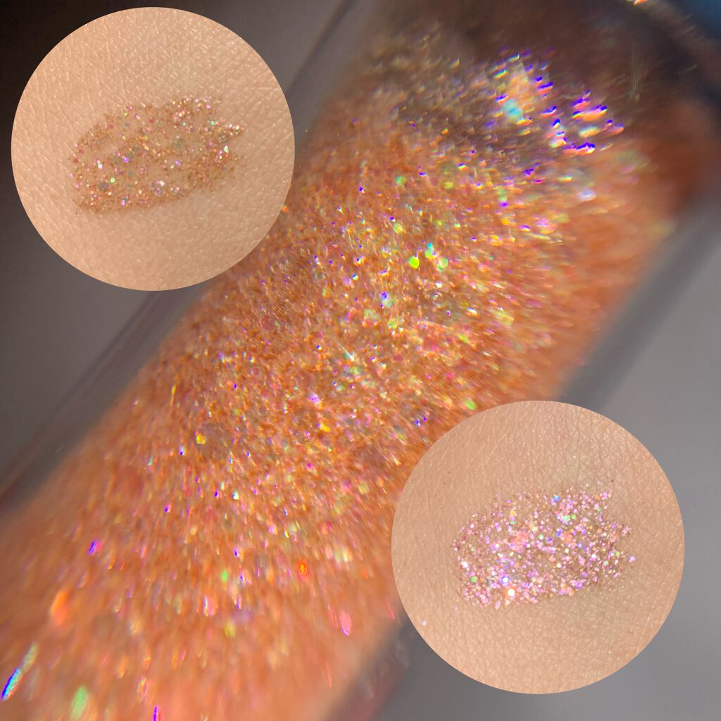 リキッド グリッター シャドウ/rom&nd/グリッターを使ったクチコミ(4枚目)