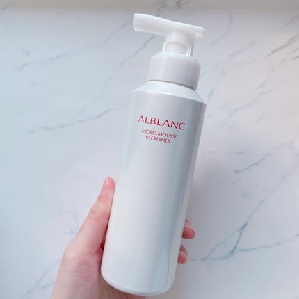 マイクロムース リフレッシャー/ALBLANC/泡洗顔を使ったクチコミ(4枚目)