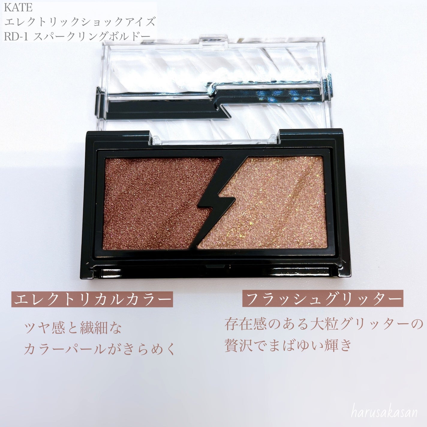 エレクトリックショックアイズ /KATE/アイシャドウパレットを使ったクチコミ(2枚目)